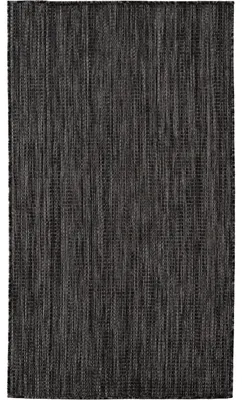 Immagine prodotto di Mira Nat tappeto tessuto piatto runner 80x150cm nero