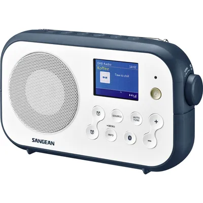 Produktbild von Sangean DPR-42 Traveller weiß dunkelblau Digitalradio
