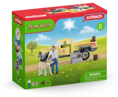 Immagine prodotto di Schleich Farm World Speelfigurenset Dierenartsbezoek op de Boerderij
