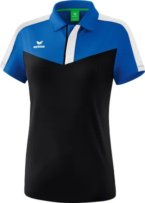 Produktbild von Erima Squad Poloshirt Damen - New Royal / Schwarz / Weiß