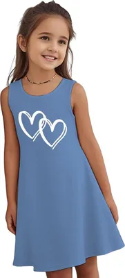 Productafbeelding van Lumoras Jurk Meisjes Levendig Blauw5-16Y