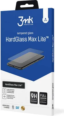 Produktbild von 3mk Display Gehärtetes Glas HardGlass Max Lite für Motorola Edge 40 Neo  0,3mm 9H