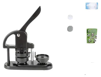 Image de Machine à badges, design ergonomique, facile à utiliser, modèle JMB-58