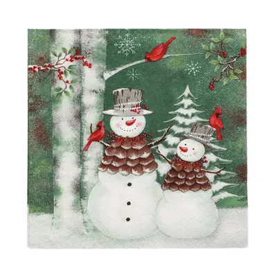 Image de PAPSTAR 88676 PAPSTAR Weihnachts-Motivservietten "Forest Snowmen"
