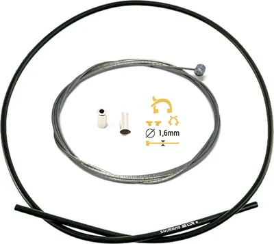 Produktbild von Set SHIMANO Bremszug Bowdenzug 2000mm inkl Außenhülle Endkappen
