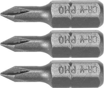 Produktbild von Präzisions-Bits PH0 1/4" x 25 mm, 3 Stück