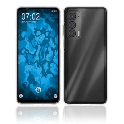 Produktbild von PhoneNatic Case kompatibel mit Motorola Moto Edge 2021 - Crystal Clear Silikon Hülle crystal-case Cover