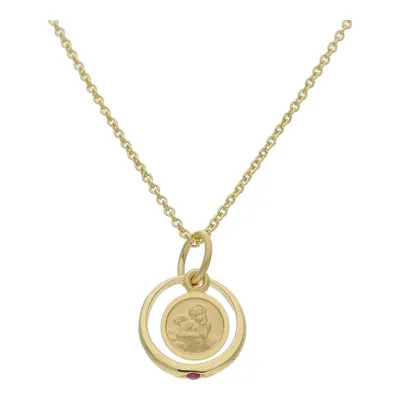 Produktbild von JuwelmaLux Taufring mit Schutzengel Rubin Gold 585 JL14-02-0202