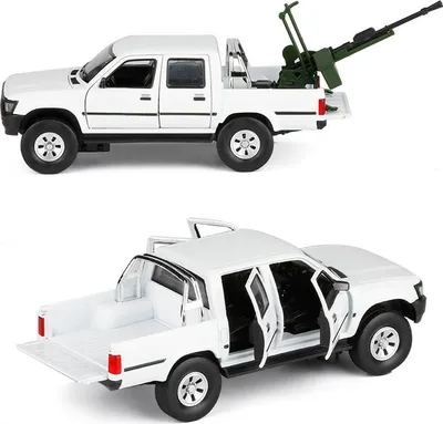 Obrázek produktu pro 1: 32 Hailax Vyzvednutí Truck Modeling Alloy Simulation Sound Light Hračka bílá