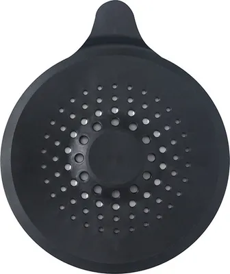 Produktbild von INF 2er-Pack Silikon-Abflusssieb, Duschabfluss-Abdeckung Schwarz