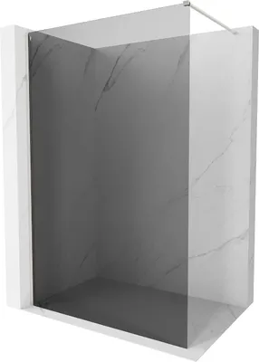 Immagine prodotto di Mexen Kioto-X parete doccia Walk-in 80 x 200 cm, grafite 10 mm, nichel spazzolato - 800-080-101-97-40-X