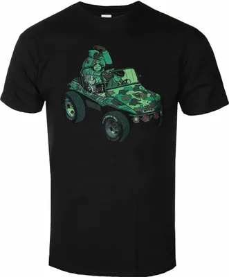 Produktbild von Gorillaz - "Geep" T-Shirt für Herren/Damen Uni RO3970 (M) (Schwarz)