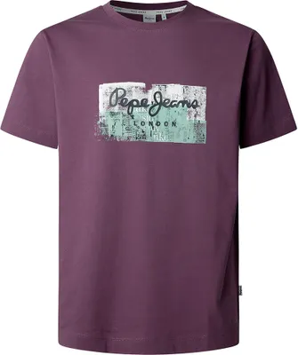 Produktbild von Pepe Jeans Dalter Kurzarm-t-shirt Lila S Mann Lila S