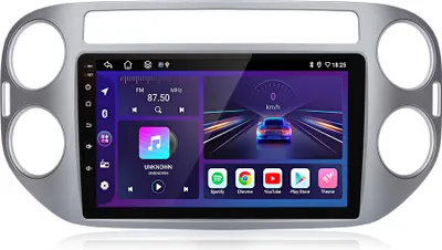 Obrázok produktu pre CarPlay Android Auto Autorádio pre VW Tiguan 5N (2007-2016) - Quad-Core , 2+32GB, GPS Navi, Bluetooth, dotykový displej ,Android 15