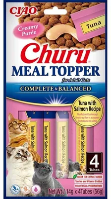 Produktbild von Inaba churu meal topper Thunfisch mit Lachs - cat treats - 4 x 14g