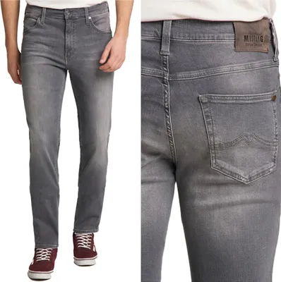 Immagine prodotto di MUSTANG, Jeanshosen da uomo, vestibilità dritta, TRAMPER TAPERED, W36 L32, Grau, Jeans, baggyjeans, buggy