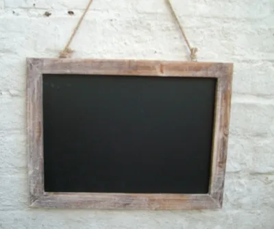 Produktbild von Wandtafel, Kreidetafel, Schreibtafel, Shabby, Holzrahmen, Landhausstil