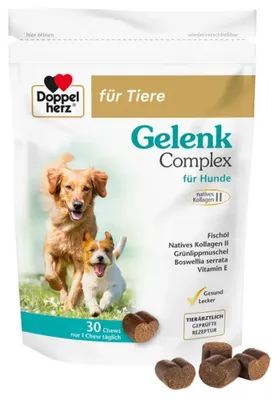 Produktbild von Doppelherz Gelenk Complex für Hunde Chews, 30 St. Kaustreifen