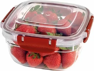 Produktbild von MICHELINO Frischhaltedose Lebensmitteldose Vorratsdose Serie Nora 900 ml Rot