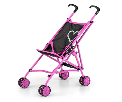 Produktbild von Kinder-Golf-Kinderwagen fü r Puppen Milly Mally Julia Prestige Schwarz
