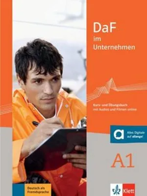 Zdjęcie produktu dla DaF im Unternehmen A1/Kurs- und Übungsbuch mit Audios und Filmen online