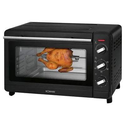 Image de Bomann Multi-four MBG 6023 CB noir, 30 L, tournebroche