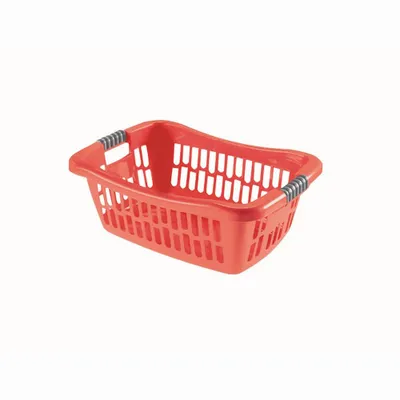 Image de Heidrun 508-8 Panier à linge 'Althea' en plastique, 64 x 44 x 24,5 cm (couleur au hasard, 1 pièce)