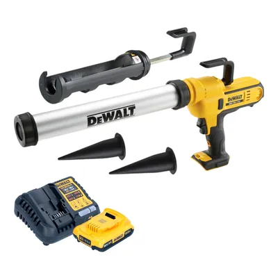 Produktbild von DeWalt DCE 581 D1K Akku Kartuschenpistole 18 V 310 ml + 1x Akku 2,0 Ah + Ladegerät + Koffer