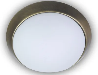 Produktbild von Niermann 2x E27 Deckenleuchte Opal matt Glas, Altmessing, 40cm, Germany
