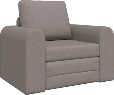 Image de vidaXL Canapé-lit Taupe 98 x 71 x 83 cm Tissu