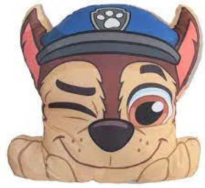 Produktbild von Paw Patrol Chase Dekokissen 40 cm Velours