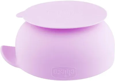 Produktbild von CHICCO | Silikon-Teller Verdreifachen- Rosa - Mit Saugnapf - Ideal für selbstständiges Essen 12m+