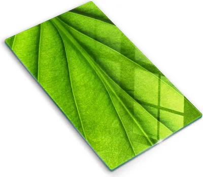Produktbild von Glasschneideplatte - Herdabdeckplatte - 30x52 cm - Schneidebrett - Spritzschutz - Angelschnurblatt