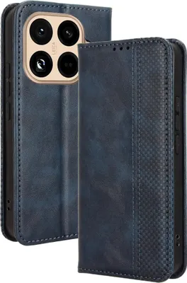 Produktbild von Xiaomi 15T Pro Hülle - Coverup Vintage Style Klapphülle - Blau