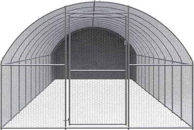 Obrázok produktu pre vidaXL Vonkajší kurník 3x12x2 m Pozinkovaná oceľ