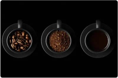 Produktbild von Küchenmatte 100x150 cm Vinylmatte Bodenmatte Dekoration -Kaffee Bohnen