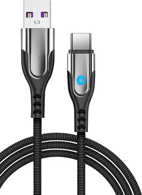 Produktbild von INF USB-C-Schnellladekabel Schwarz