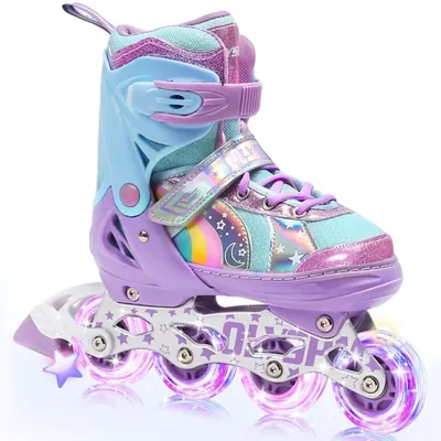Productafbeelding van Verstelbare Inline Skates voor Kinderen met Stabiele Aluminium Frame
