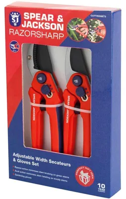 Productafbeelding van Spear & Jackson CUTTINGSET3: Tuinschaarset met tuinhandschoenen