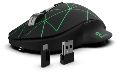 Produktbild von Inca IWM-551, Rechts, Optisch, RF Wireless, 1600 DPI, Schwarz