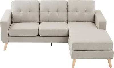 Produktbild von Ecksofa - Ecke wechselbar - Stoff - Beige - BARTOLOME