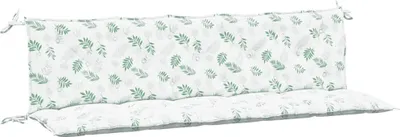 Produktbild von vidaXL Gartenbank-Auflagen 2 Stk. Bluttmuster Oxford-Gewebe