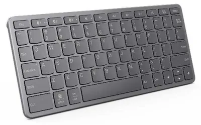 Image de Lenovo ZG38C05816, avec et sans fil, USB + Bluetooth, QWERTY, Gris