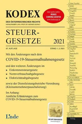 Produktbild von KODEX Steuergesetze 2021 (f. Österreich)