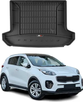 Image de Tapis de Coffre pour Kia Sportage 2015-2020 TPE Noir