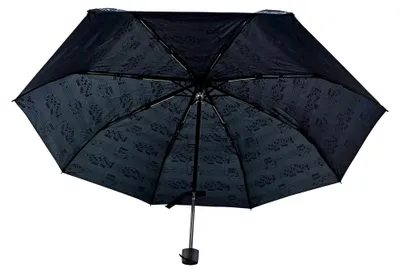 Produktbild von Regenschirm (Taschenschirm) mit Notenzeilen schwarz