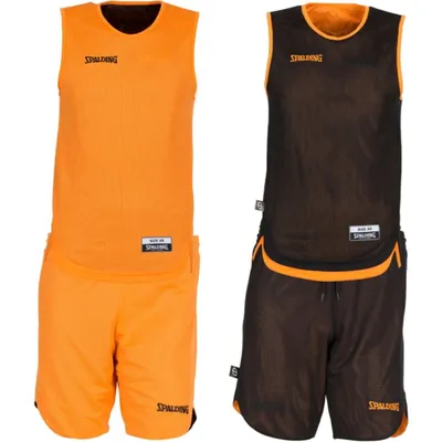 Zdjęcie produktu dla Spalding Double Face Basketball Set Reversible Kids - pomarańczowy/czarny