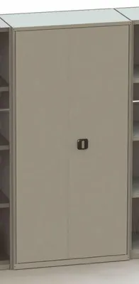 Image de Porte battante tôlée métal pour rayonnage Proclass - Largeur 120 cm