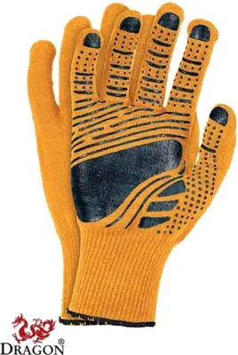Produktbild von PVC Handschuhe orange 8
