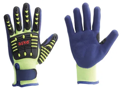 Obrázok produktu pre askö rukavice THL Revival, norma EN 388, kategória II, veľkosť 6, modré, kód 603701-2402-6